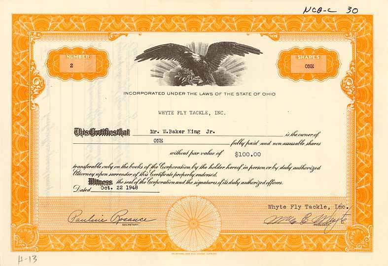 Whyte Fly Tackle, Inc.