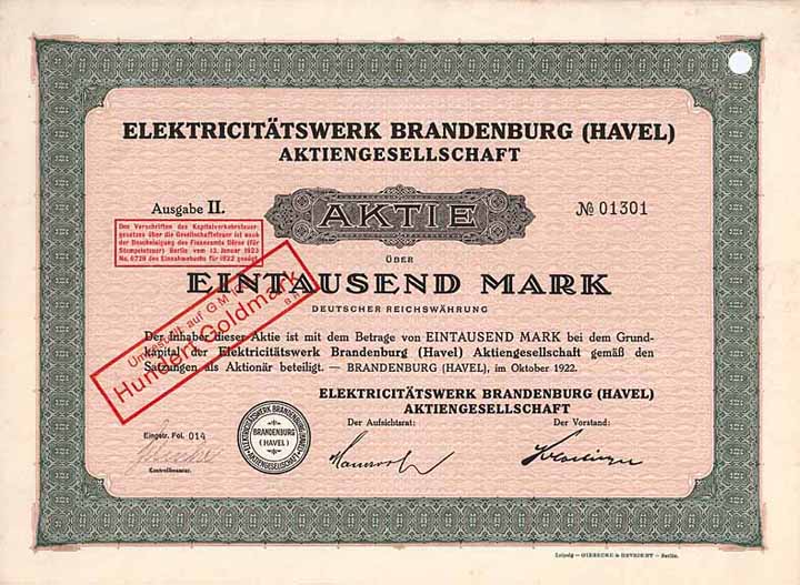 Elektricitätswerk Brandenburg (Havel) AG