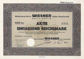 Metallwarenfabrik Wissner AG