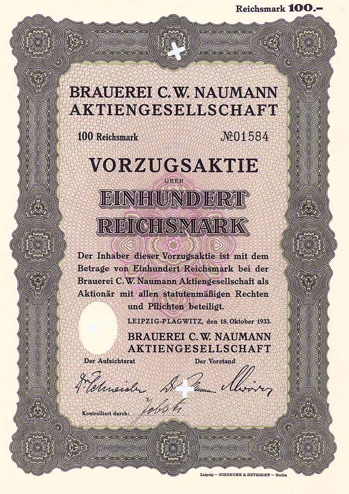 Brauerei C. W. Naumann AG