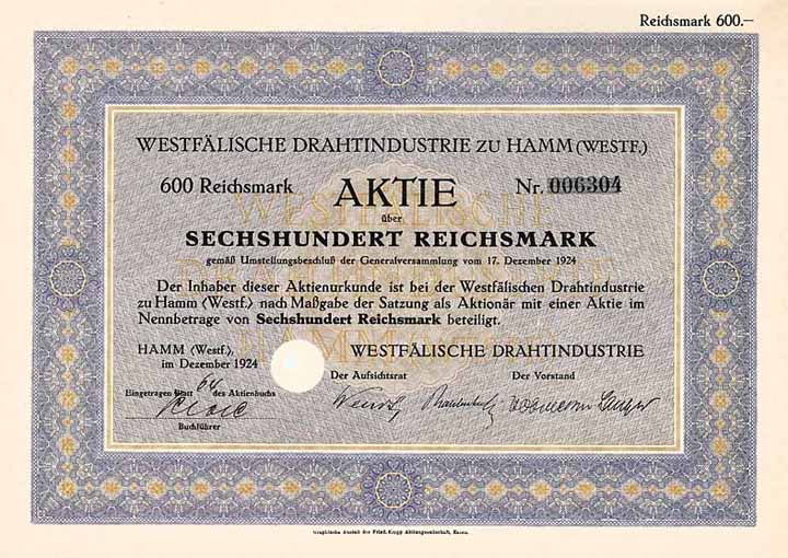 Westfälische Drahtindustrie