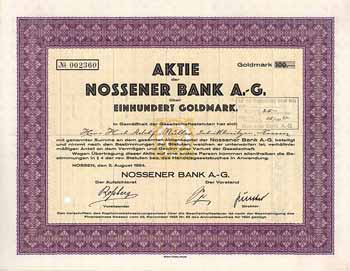 Nossener Bank AG