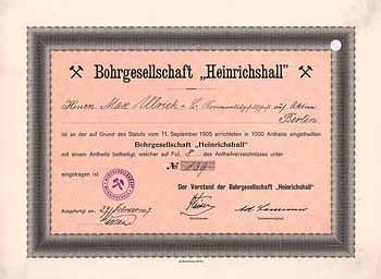 Bohrgesellschaft „Heinrichshall“