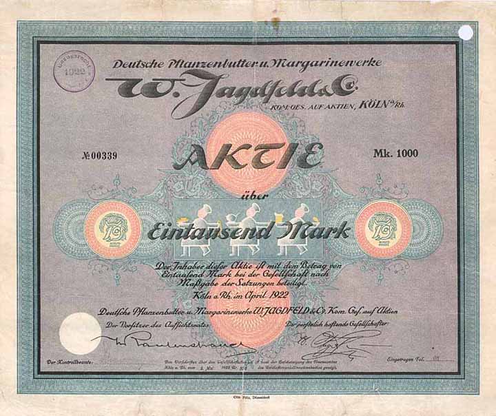 Deutsche Pflanzenbutter- u. Margarinewerke W. Jagdfeld & Co. KGaA