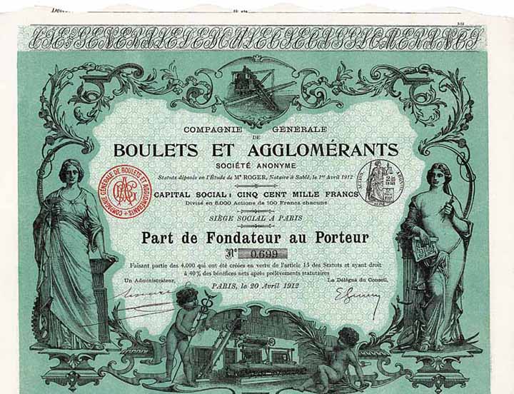 Cie. Gén. de Boulets et Agglomérants S.A.