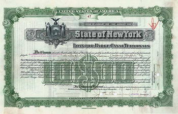 State of New York, Loan for Barge Canal Terminals