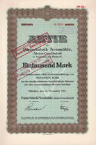 Papierfabrik Neum�hle AG