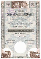 Imprimerie Chaix-Desfosss-Nogravure S.A.