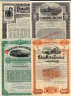 Konvolut „USA Eisenbahn-Anleihen“ (10 Stücke)