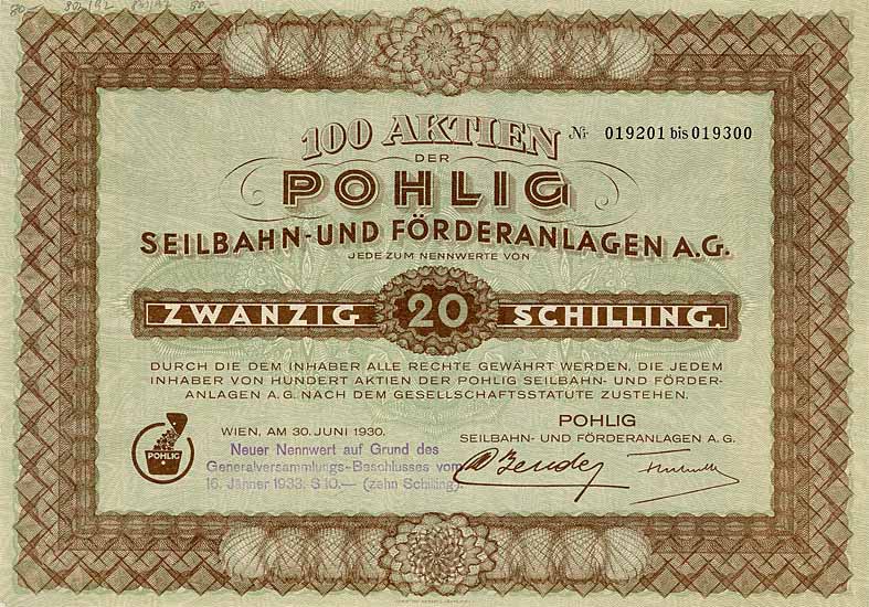 Pohlig Seilbahn- und F�rderanlagen AG