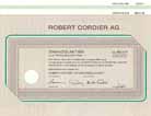 Robert Cordier AG (2 Stcke)