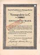 Bank fr Textilindustrie AG