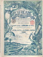 L'AFRICAINE Banque d'Etudes et dEntreprises Coloniales S.A.