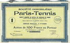 Société Immobilière Paris-Tennis S.A.