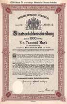 Grossherzogtum Hessen (IV. Anleihe fr Eisenbahnzwecke)