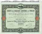 Soc. des Dragages Auriferes du Tinkisso (Guine Francaise, Afrique Occidentale)
