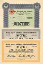 Bergina Bergwerk- und Industrie AG (3 Stcke)