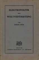 Elektropolitik und Weltvertrustung