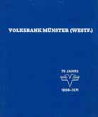 75 Jahre Volksbank Mnster (Westfalen) EGmbH (1896 - 1971)