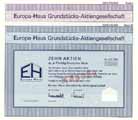 Europa-Haus Grundstcks-AG (2 Stcke)