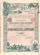 S.A. des Usines Delin Cycles Automobiles Moteurs
