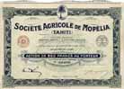 Soc. Agricole de Mopelia (Tahiti)
