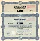 Gcke u. Sohn AG (2 Stcke)