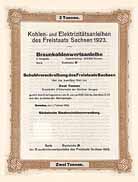Freistaat Sachsen (Kohlen- und Elektrizittsanleihen)