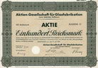 AG fr Glasfabrikation vorm. Gebrder Hoffmann