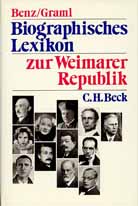 Biographisches Lexikon zur Weimarer Republik