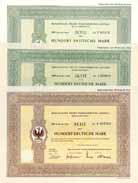 Berlinische Feuer-Versicherungs-Anstalt (3 Stcke)