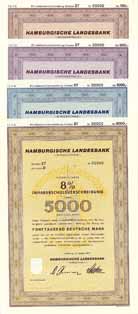 Hamburgische Landesbank - Girozentrale - (4 Stcke)