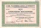 Carl Flemming und C. T. Wiskott AG f�r Verlag und Kunstdruck