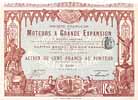 Soc. Franc. des Moteurs a grande Expansion S.A.