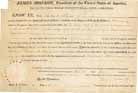 James Monroe - President of the United States, General Land Office