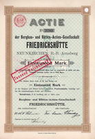 Bergbau- und Htten-AG FRIEDRICHSHTTE