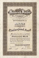 Heinrich Kaiser Waggonbau und Maschinenfabrik AG