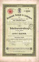 Kreisstadt Forbach in Lothringen