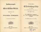 Die österreichischen Eisenbahngesetze, 17. Band von 1888