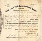 Hudson's Bay & Pacific Railway Development Co. Ltd.