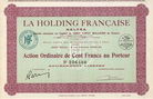 La Holding Francaise S.A.
