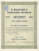 H. Borgstrm Jr. Tobaksfabrik AB