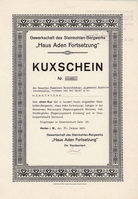 Gewerkschaft des Steinkohlen-Bergwerks Haus Aden Fortsetzung (OU H. v. Waldthausen)