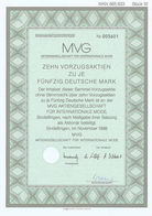 MVG AG für internationale Mode