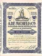 A. de Micheli y Cia. S.A. Comercial e Industrial Argentina