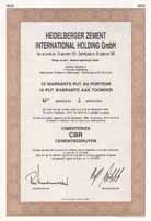 Heidelberger Zement International Holding GmbH