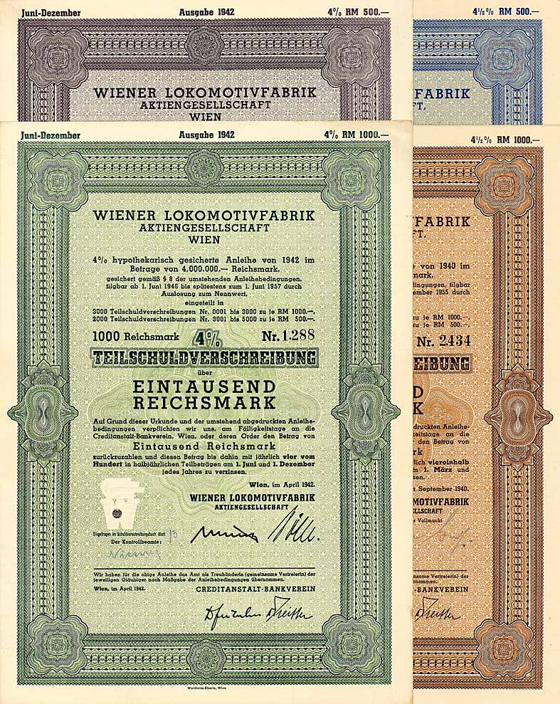 Wiener Lokomotivfabrik AG (4 St�cke)