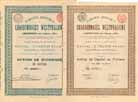 S. A. des Charbonnages Westphaliens (2 St�cke)