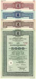 AG der Gerresheimer Glashttenwerke vorm. Ferd. Heye (4 Stcke)