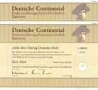 Deutsche Continental Rckversicherungs-AG (2 Stcke)
